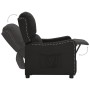 Sillón reclinable de tela negro de vidaXL, Sillones - Ref: Foro24-339022, Precio: 177,99 €, Descuento: %