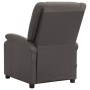 Sillón elevable de cuero auténtico gris de vidaXL, Sillones - Ref: Foro24-3093192, Precio: 412,90 €, Descuento: %