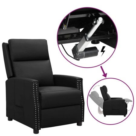 Black synthetic leather lift-up armchair by vidaXL, Armchairs - Ref: Foro24-3093211, Price: 271,99 €, Discount: %