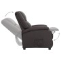 Sillón elevable de cuero auténtico marrón de vidaXL, Sillones - Ref: Foro24-3093190, Precio: 423,56 €, Descuento: %