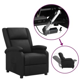 Black synthetic leather lifting recliner by vidaXL, Armchairs - Ref: Foro24-3093189, Price: 404,99 €, Discount: %