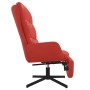 Red artificial leather relaxation armchair and footrest by vidaXL, Armchairs - Ref: Foro24-3097617, Price: 111,32 €, Discount: %