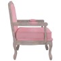 Pink velvet armchair 64x64x90 cm by vidaXL, Armchairs - Ref: Foro24-344476, Price: 185,67 €, Discount: %