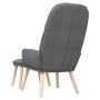 Relaxation armchair with light gray fabric stool by vidaXL, Armchairs - Ref: Foro24-3097342, Price: 155,63 €, Discount: %