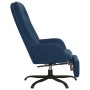 Relaxation armchair with blue velvet footrest by vidaXL, Armchairs - Ref: Foro24-3097651, Price: 108,99 €, Discount: %