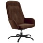 Relaxation armchair and footrest in shiny brown artificial leather by vidaXL, Armchairs - Ref: Foro24-3097655, Price: 105,99 ...