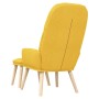 Sillón de relax con reposapiés tela amarillo mostaza de vidaXL, Sillones - Ref: Foro24-3097349, Precio: 148,99 €, Descuento: %