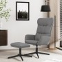 Relaxation armchair with footrest anthracite gray synthetic leather by vidaXL, Armchairs - Ref: Foro24-3097608, Price: 136,99...