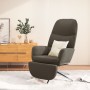 Sillón de relax y reposapiés piel de ante sintético gris oscuro de vidaXL, Sillones - Ref: Foro24-3097384, Precio: 114,12 €, ...