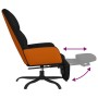 Relaxation armchair with black fabric footrest by vidaXL, Armchairs - Ref: Foro24-3097399, Price: 109,99 €, Discount: %