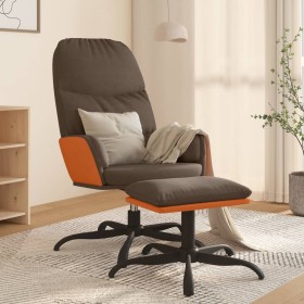 Sillón de relax con reposapiés tela marrón de vidaXL, Sillones - Ref: Foro24-3097390, Precio: 113,99 €, Descuento: %