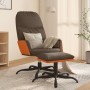 Relaxation armchair with brown fabric footrest by vidaXL, Armchairs - Ref: Foro24-3097390, Price: 113,78 €, Discount: %