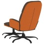 Relaxation armchair with brown fabric footrest by vidaXL, Armchairs - Ref: Foro24-3097390, Price: 113,78 €, Discount: %