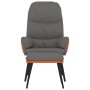 Relaxation armchair with light gray fabric stool by vidaXL, Armchairs - Ref: Foro24-3097364, Price: 107,31 €, Discount: %