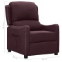 Sillón reclinable de tela morado de vidaXL, Sillones - Ref: Foro24-339027, Precio: 167,80 €, Descuento: %