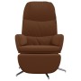 Relaxation armchair with footrest in brown synthetic suede by vidaXL, Armchairs - Ref: Foro24-3097381, Price: 108,22 €, Disco...