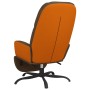 Sillón de relax con reposapiés de tela marrón de vidaXL, Sillones - Ref: Foro24-3097397, Precio: 98,34 €, Descuento: %