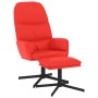 Relaxation armchair with red synthetic leather footrest by vidaXL, Armchairs - Ref: Foro24-3097413, Price: 127,99 €, Discount: %