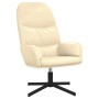 Relaxation armchair with footrest cream white synthetic leather by vidaXL, Armchairs - Ref: Foro24-3097409, Price: 127,57 €, ...