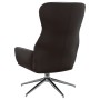 Sillón de relax con reposapiés cuero sintético brillante marrón de vidaXL, Sillones - Ref: Foro24-3097441, Precio: 135,77 €, ...