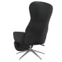 Relaxation armchair with footrest glossy black artificial leather by vidaXL, Armchairs - Ref: Foro24-3097442, Price: 110,99 €...