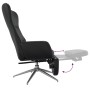 Relaxation armchair with footrest glossy black artificial leather by vidaXL, Armchairs - Ref: Foro24-3097442, Price: 110,99 €...