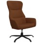 Relaxation armchair with footrest in brown microfiber fabric by vidaXL, Armchairs - Ref: Foro24-3097472, Price: 124,88 €, Dis...