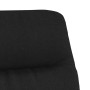 Sillón de relax con reposapiés de tela negro de vidaXL, Sillones - Ref: Foro24-3097530, Precio: 139,03 €, Descuento: %