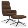 Sillón de relax con reposapiés tela marrón de vidaXL, Sillones - Ref: Foro24-3097516, Precio: 137,99 €, Descuento: %