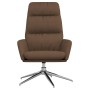 Sillón de relax con reposapiés tela marrón de vidaXL, Sillones - Ref: Foro24-3097516, Precio: 137,99 €, Descuento: %