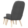 Relaxation armchair with dark gray fabric stool by vidaXL, Armchairs - Ref: Foro24-3097343, Price: 149,97 €, Discount: %