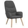 Relaxation armchair with dark gray fabric stool by vidaXL, Armchairs - Ref: Foro24-3097343, Price: 149,97 €, Discount: %