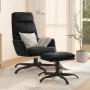 Relaxsessel mit Fußstütze aus schwarzem Kunstleder von vidaXL, Sessel - Ref: Foro24-3097535, Preis: 167,29 €, Rabatt: %