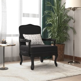 Black velvet armchair 64x64x90 cm by vidaXL, Armchairs - Ref: Foro24-344477, Price: 196,99 €, Discount: %