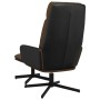 Relaxation armchair with brown fabric footrest by vidaXL, Armchairs - Ref: Foro24-3097552, Price: 125,51 €, Discount: %