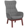 Relaxation armchair with light gray fabric stool by vidaXL, Armchairs - Ref: Foro24-3097723, Price: 157,99 €, Discount: %