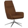 Sillón de relax con reposapiés tela de microfibra marrón de vidaXL, Sillones - Ref: Foro24-3097779, Precio: 134,99 €, Descuen...