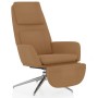 Relaxation armchair with footrest in taupe microfiber fabric by vidaXL, Armchairs - Ref: Foro24-3097786, Price: 107,34 €, Dis...