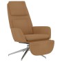 Relaxation armchair with footrest in taupe microfiber fabric by vidaXL, Armchairs - Ref: Foro24-3097786, Price: 107,34 €, Dis...