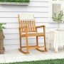 Rocking chair with solid acacia wood cushions by vidaXL, Garden chairs - Ref: Foro24-360025, Price: 92,67 €, Discount: %