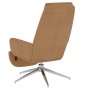 Relaxation armchair with footrest in taupe microfiber fabric by vidaXL, Armchairs - Ref: Foro24-3097786, Price: 107,34 €, Dis...