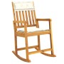 Rocking chair with solid acacia wood cushions by vidaXL, Garden chairs - Ref: Foro24-360025, Price: 92,67 €, Discount: %