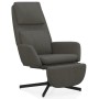 Relaxation armchair with dark gray velvet footrest by vidaXL, Armchairs - Ref: Foro24-3097810, Price: 117,09 €, Discount: %