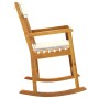 Rocking chair with solid acacia wood cushions by vidaXL, Garden chairs - Ref: Foro24-360025, Price: 92,67 €, Discount: %