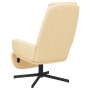 Relaxation armchair with cream white velvet footrest by vidaXL, Armchairs - Ref: Foro24-3097818, Price: 109,99 €, Discount: %