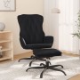 Sillón de relax con reposapiés cuero sintético negro de vidaXL, Sillones - Ref: Foro24-3097678, Precio: 153,91 €, Descuento: %