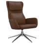 Relaxation armchair with footrest shiny brown synthetic leather by vidaXL, Armchairs - Ref: Foro24-3097834, Price: 121,10 €, ...