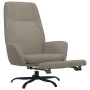 Sillón de relax con reposapiés de terciopelo gris claro de vidaXL, Sillones - Ref: Foro24-3097848, Precio: 98,81 €, Descuento: %