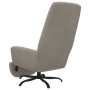 Sillón de relax con reposapiés de terciopelo gris claro de vidaXL, Sillones - Ref: Foro24-3097848, Precio: 98,81 €, Descuento: %