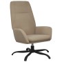 Sillón de relax con taburete tela de microfibra gris claro de vidaXL, Sillones - Ref: Foro24-3097861, Precio: 118,47 €, Descu...